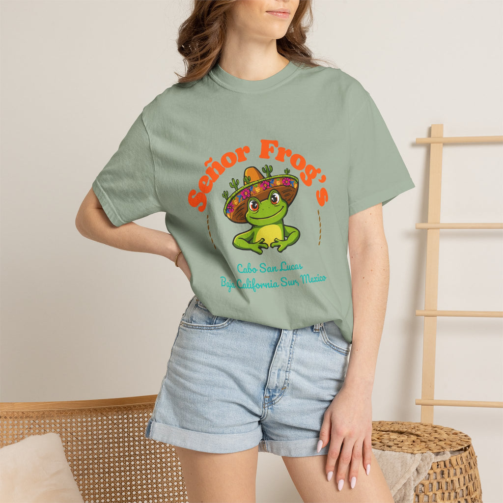 Señor Frog's Cabo San Lucas T-Shirt — Cute Frog Sombrero Mexico Souvenir
