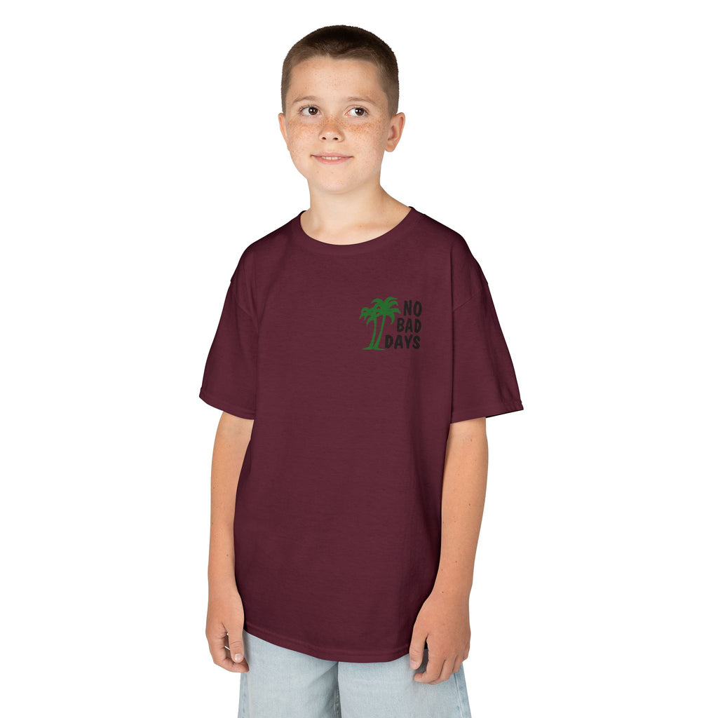 Kids 'No Bad Days' Palm Tree T‑Shirt