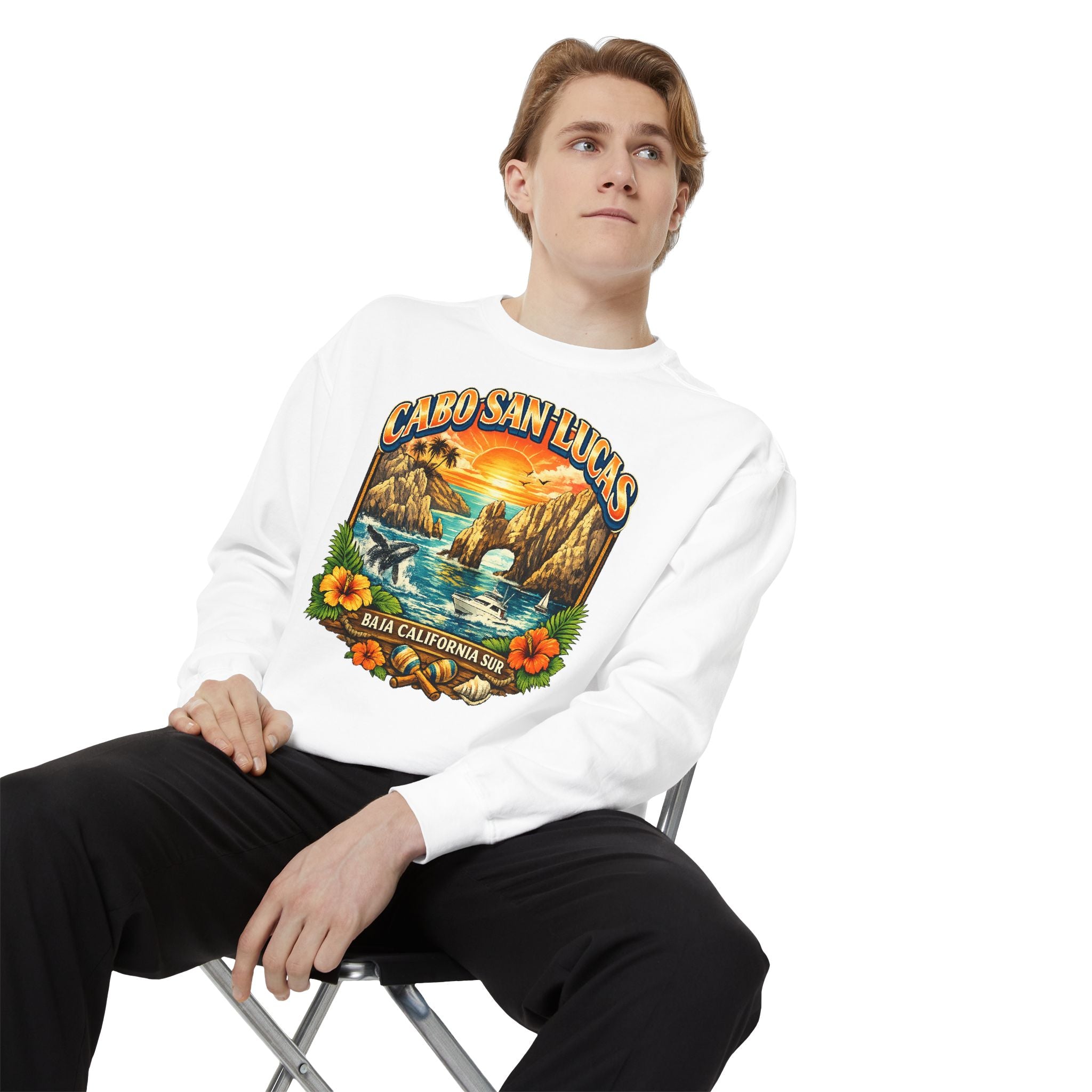 Cabo San Lucas Sunset Sweatshirt — Baja California Surf Crewneck
