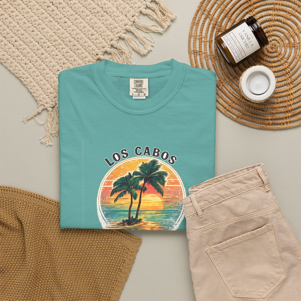 Los Cabos Palms T-Shirt — Tropical Beach Palm Graphic Tee