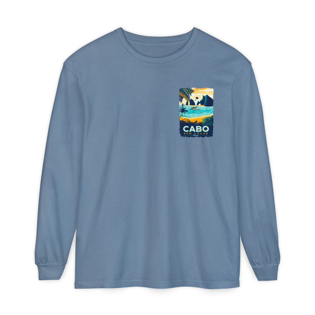 Cabo San Lucas Long Sleeve Tee — Vintage Beach Graphic