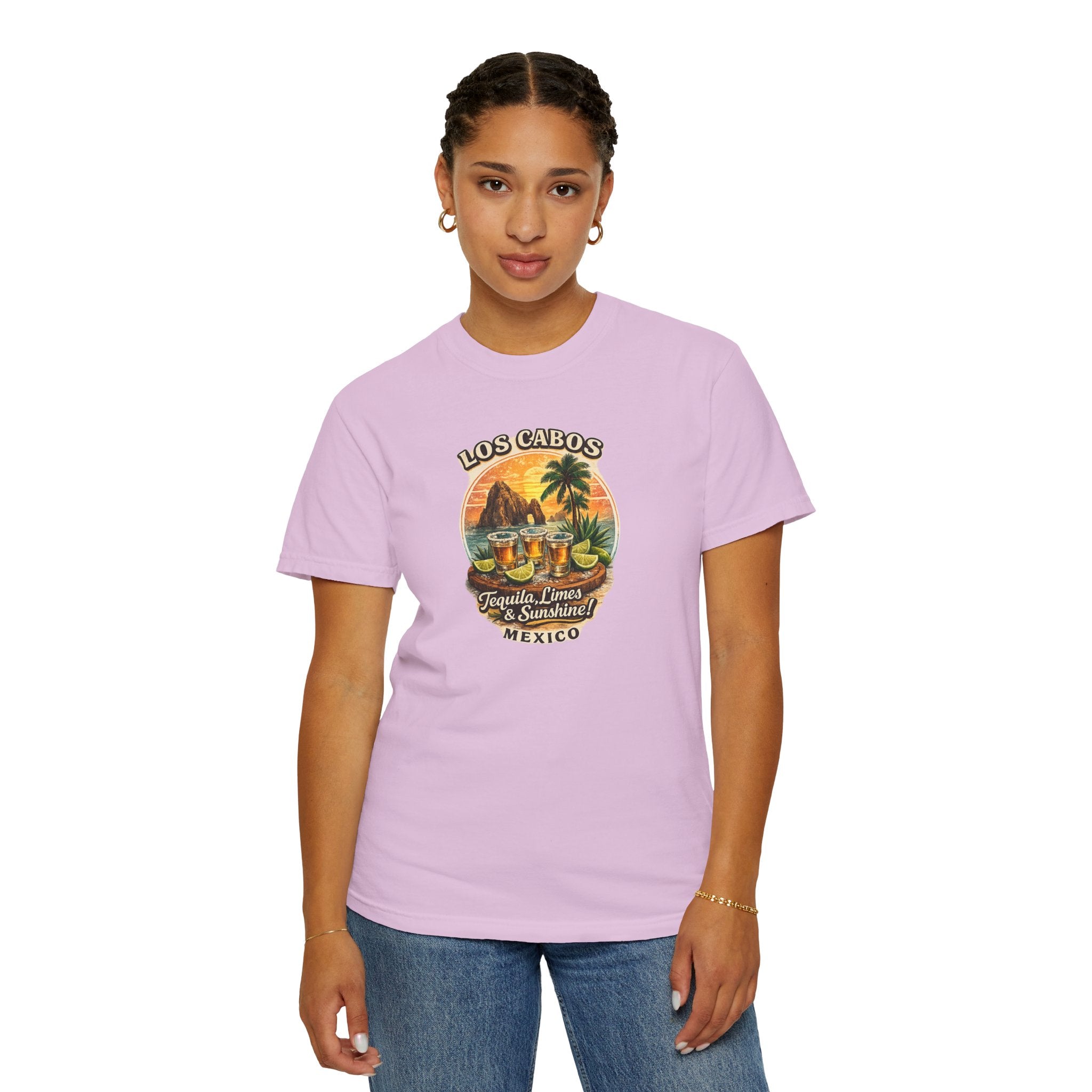 Los Cabos Tequila & Limes T-Shirt — Mexico Beach Vacation Tee