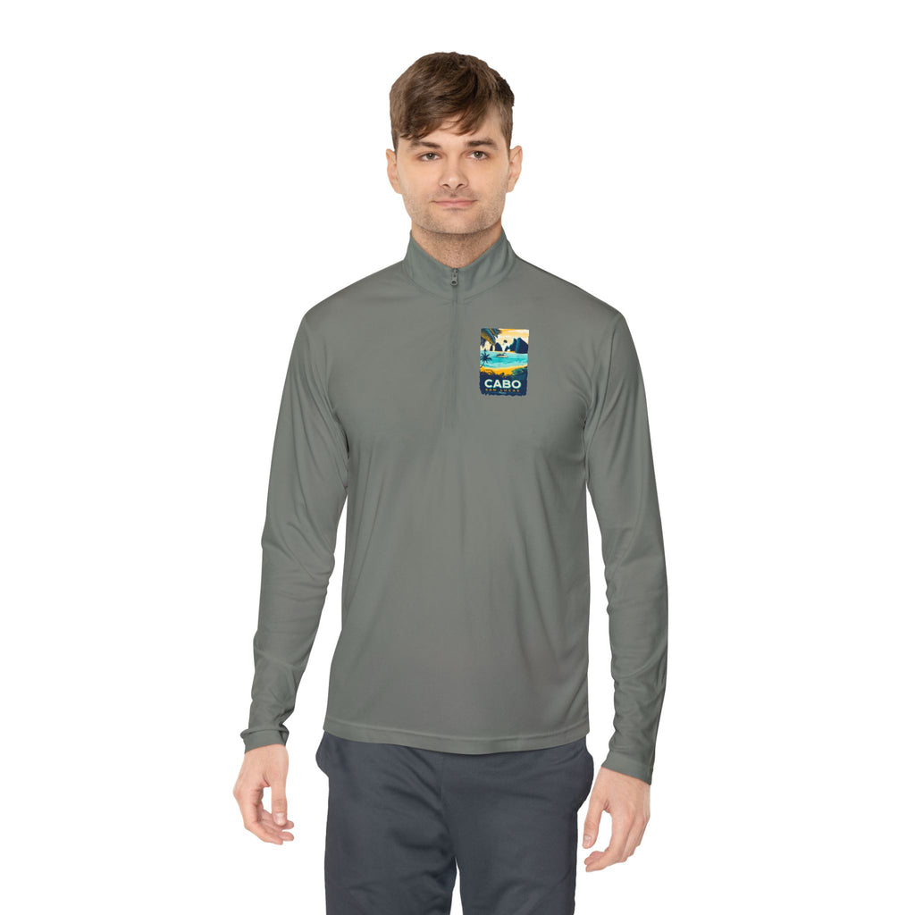 Cabo Paradise Quarter-Zip Pullover — Cabo Arch Graphic