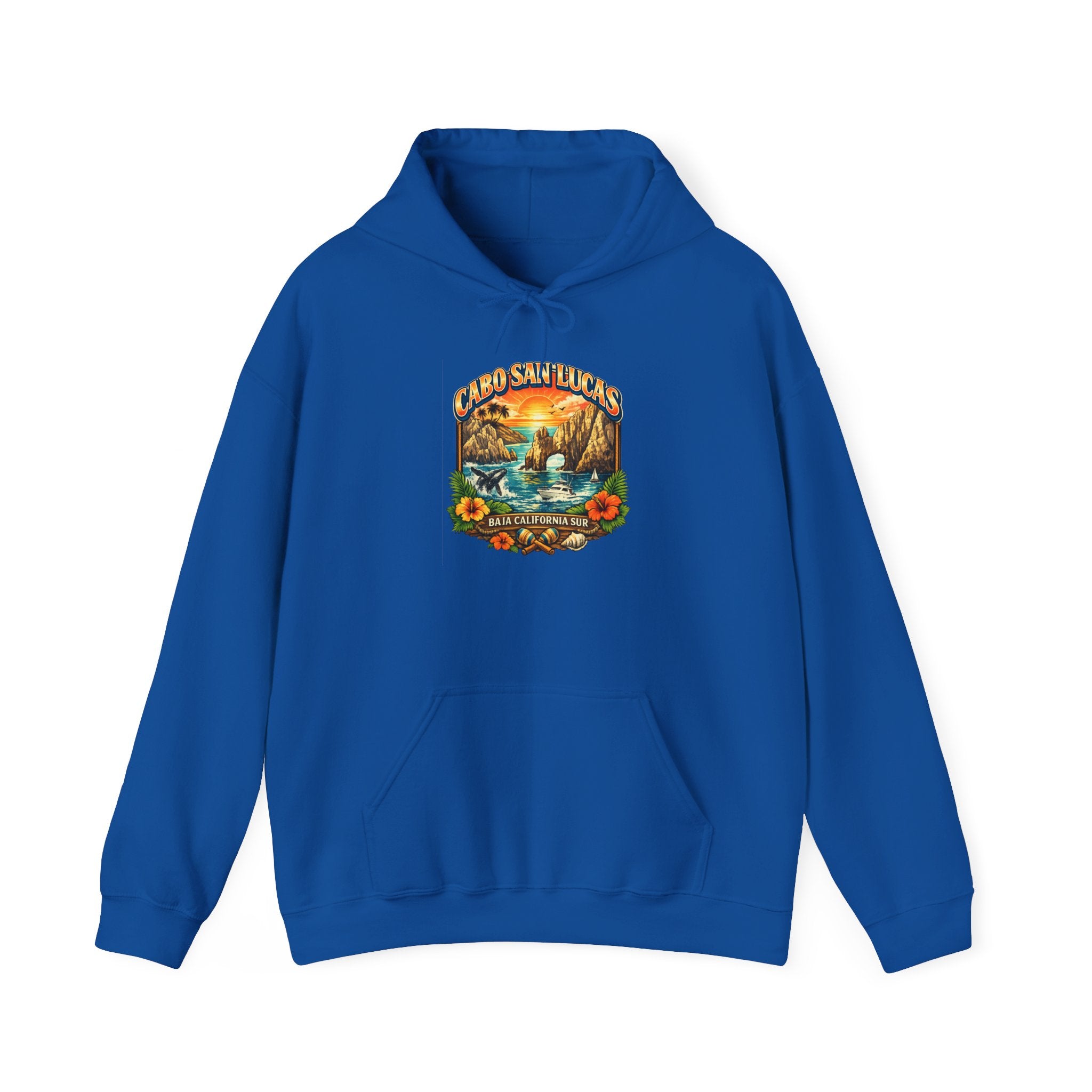 Sunset Lake Vintage Nature Hoodie – Scenic ‘Sunset Lake’ Retro Graphic