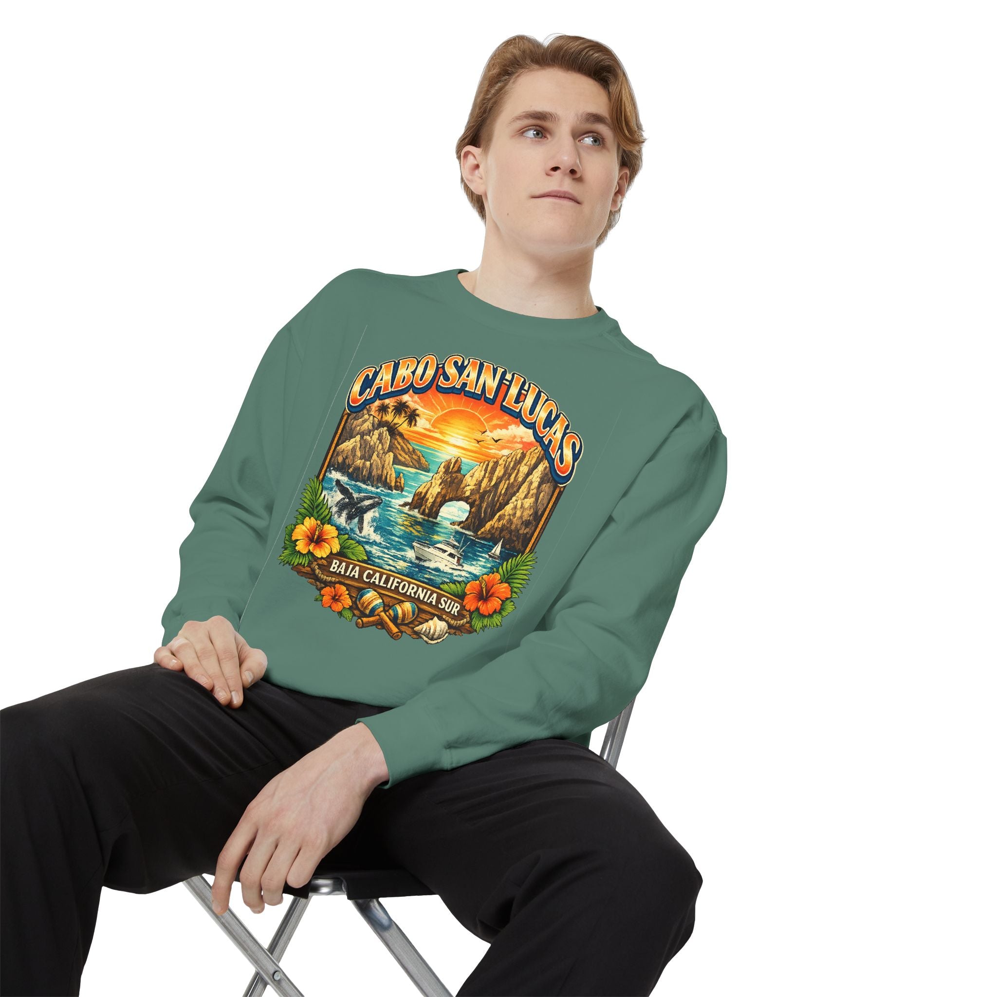 Cabo San Lucas Sunset Sweatshirt — Baja California Surf Crewneck