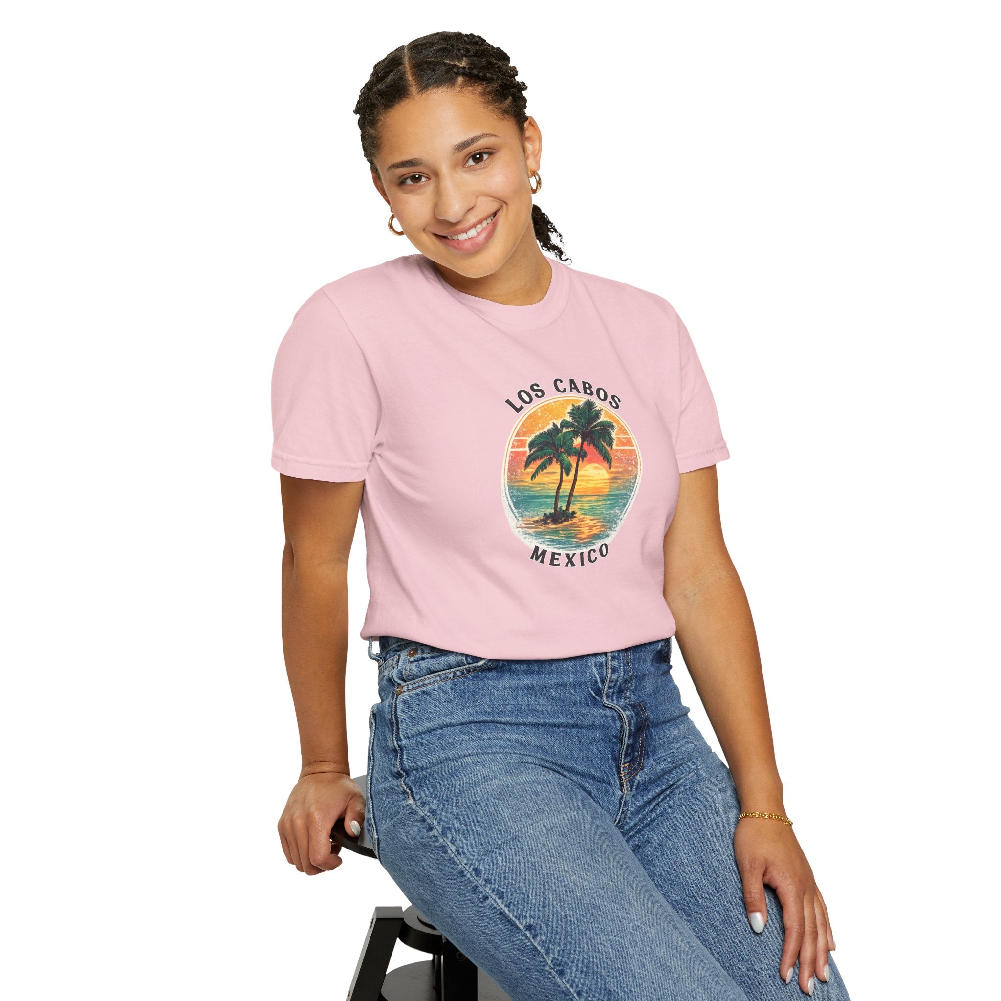 Los Cabos Palms T-Shirt — Tropical Beach Palm Graphic Tee