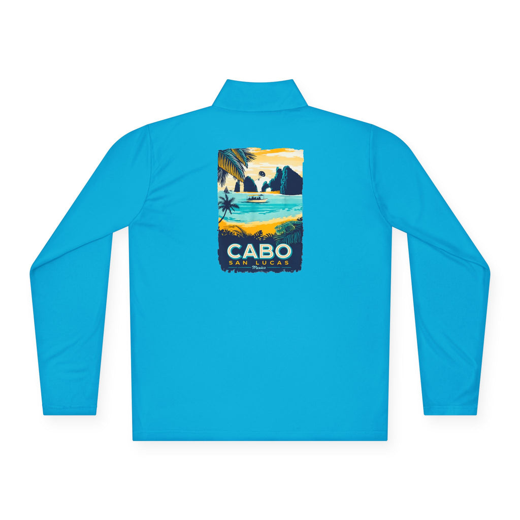 Cabo Paradise Quarter-Zip Pullover — Cabo Arch Graphic