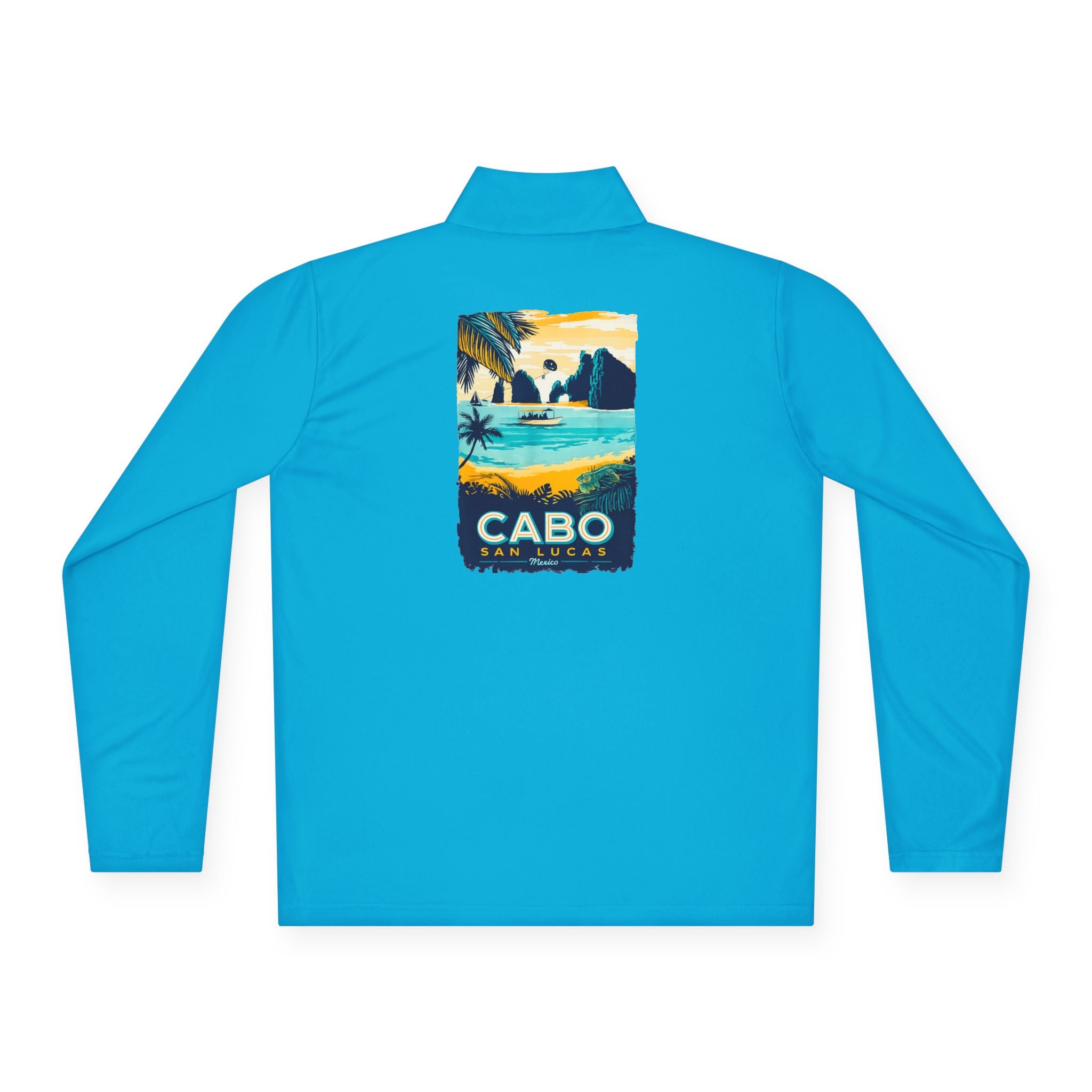 Cabo Paradise Quarter-Zip Pullover — Cabo Arch Graphic
