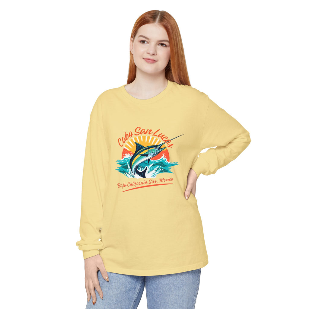 Cabo San Lucas Marlin Sunset Long Sleeve Tee