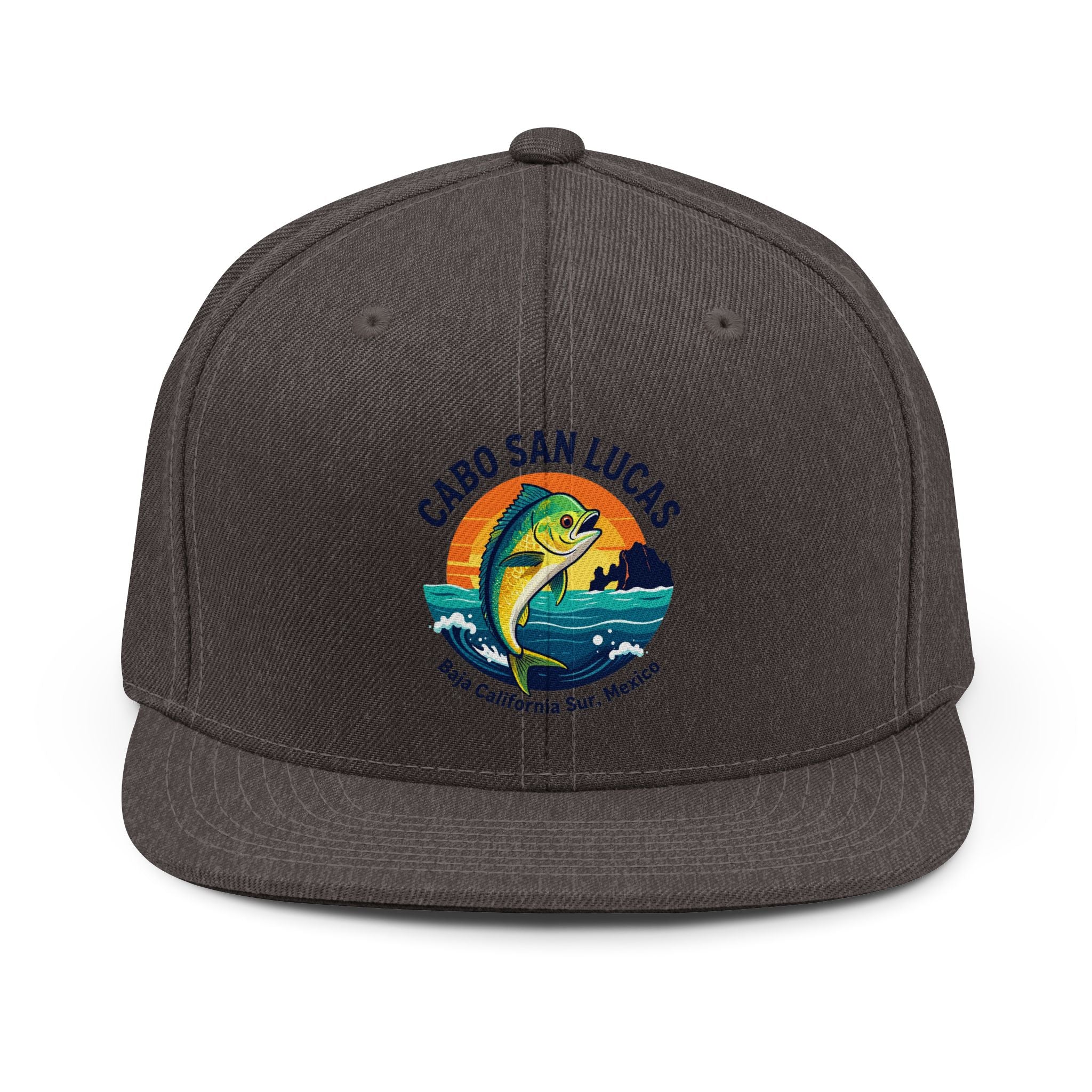Cabo San Lucas Mahi Snapback Hat — Baja California Surf Fishing Cap