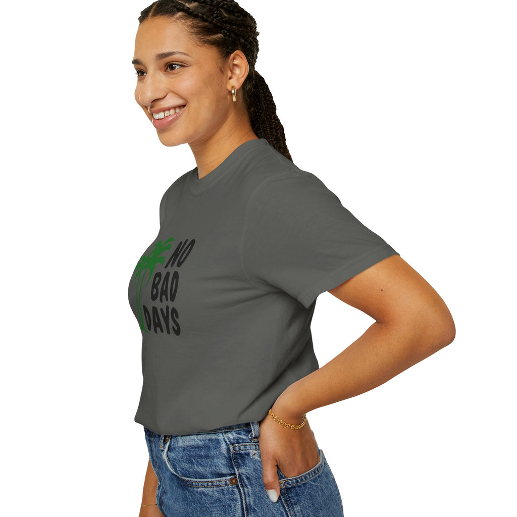 No Bad Days Palm Tree T-Shirt — Casual Beach Vibe Graphic Tee