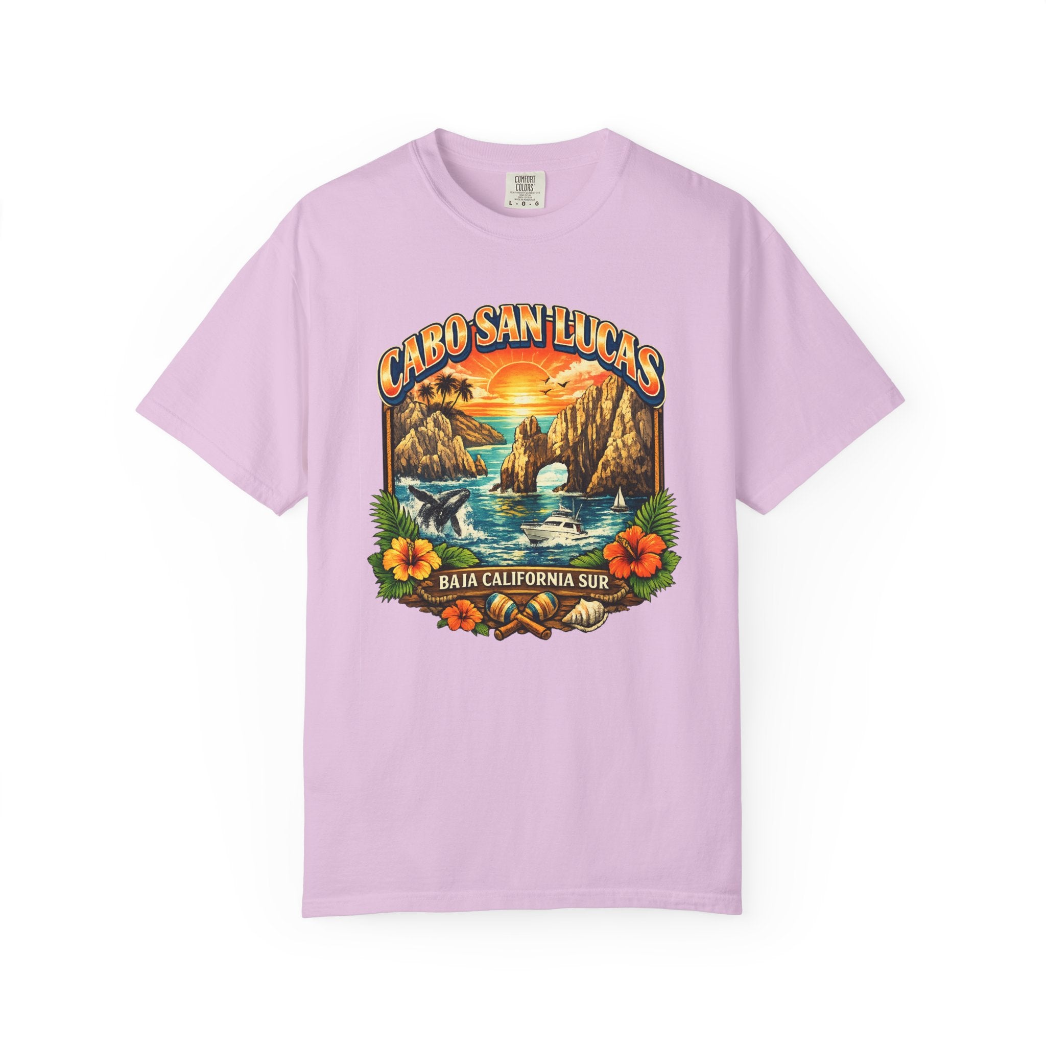 Cabo San Lucas Arch Sunset T-Shirt — Baja California Sur Vacation Tee