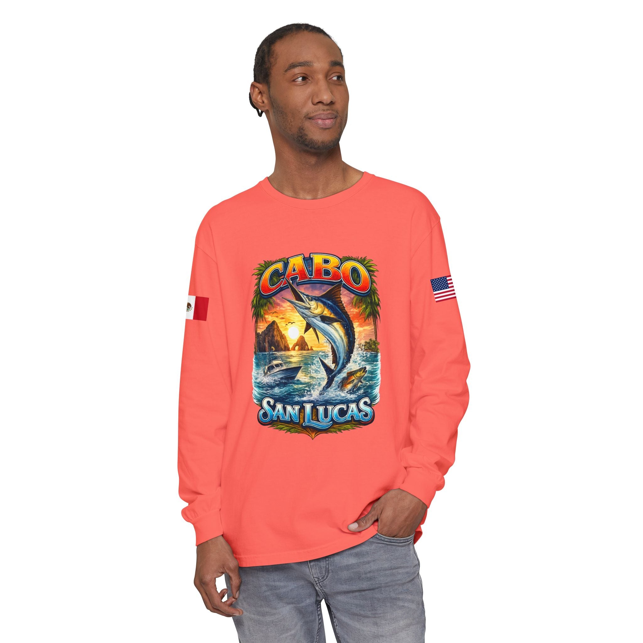 Cabo San Lucas Arch Marlin Long Sleeve T-Shirt