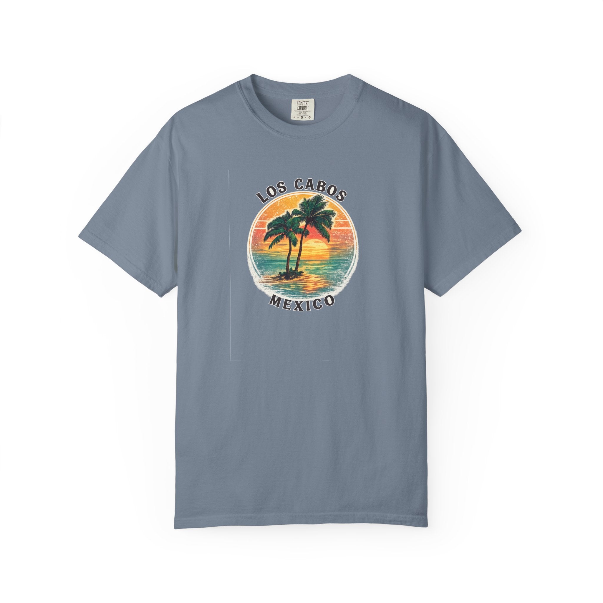 Los Cabos Palms T-Shirt — Tropical Beach Palm Graphic Tee