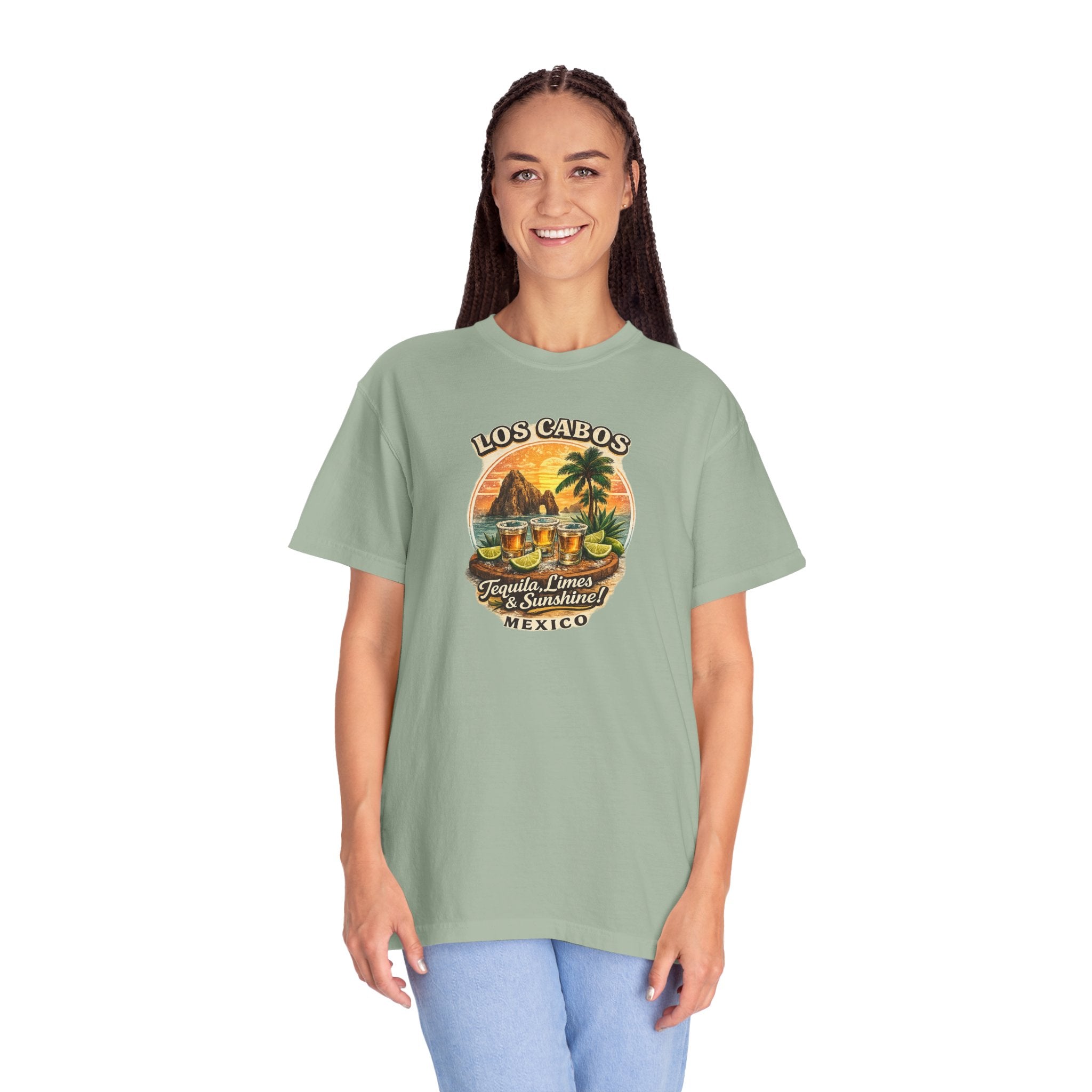 Los Cabos Tequila & Limes T-Shirt — Mexico Beach Vacation Tee