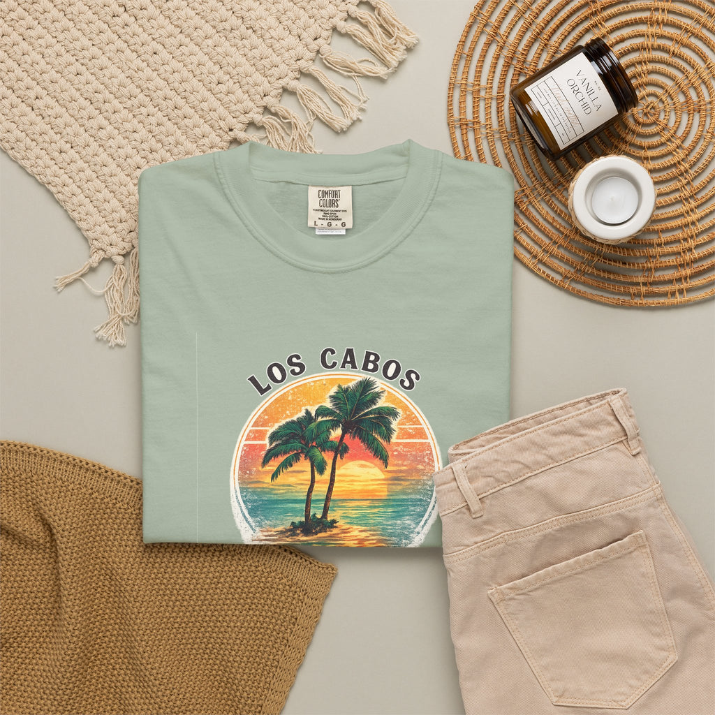 Los Cabos Palms T-Shirt — Tropical Beach Palm Graphic Tee