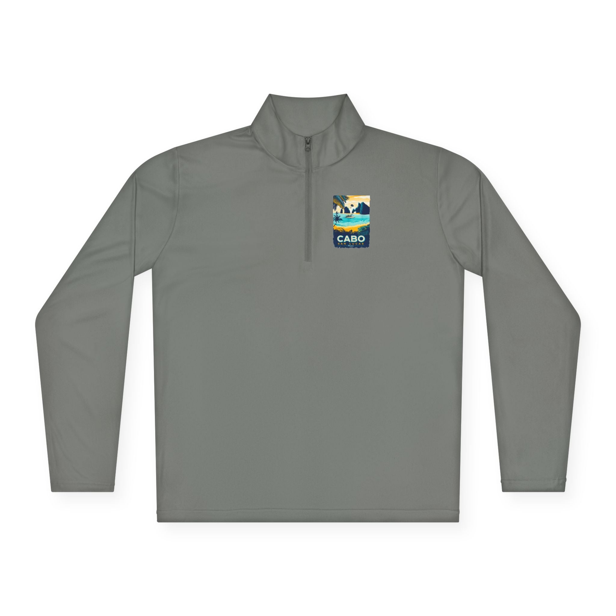Cabo Paradise Quarter-Zip Pullover — Cabo Arch Graphic