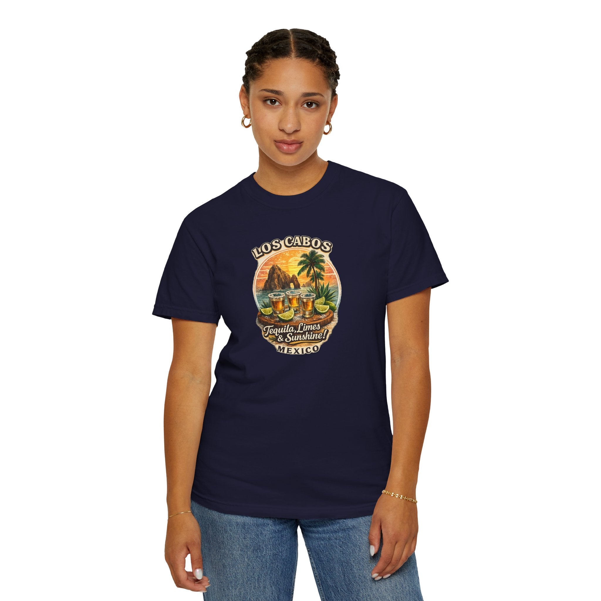 Los Cabos Tequila & Limes T-Shirt — Mexico Beach Vacation Tee