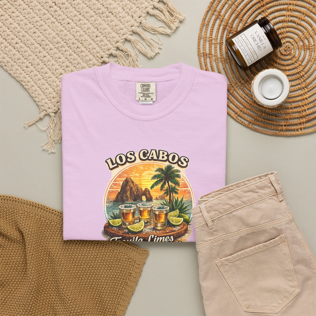 Los Cabos Tequila & Limes T-Shirt — Mexico Beach Vacation Tee