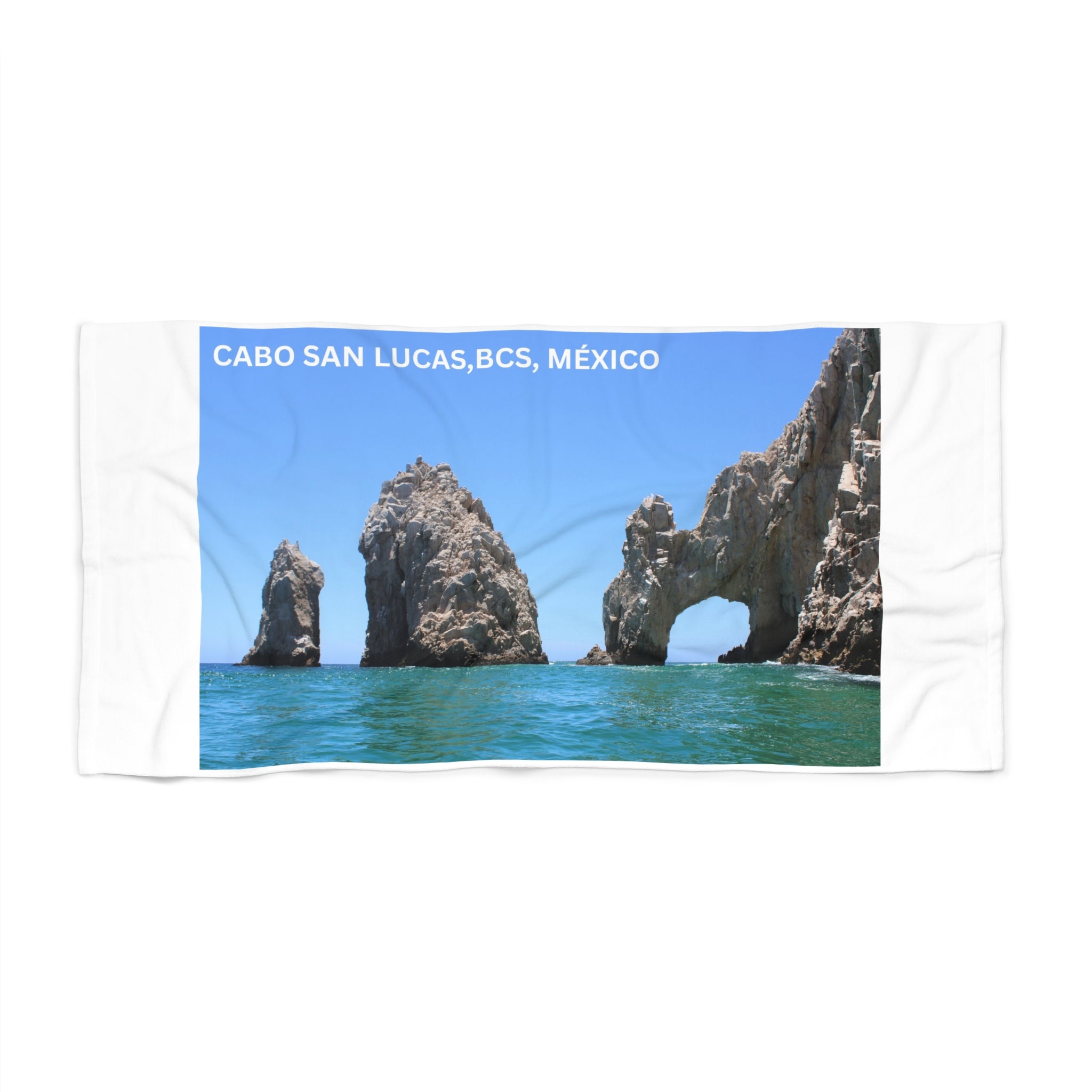 Cabo San Lucas Arch Beach Towel — Scenic Mexican Landmark Beach Towel
