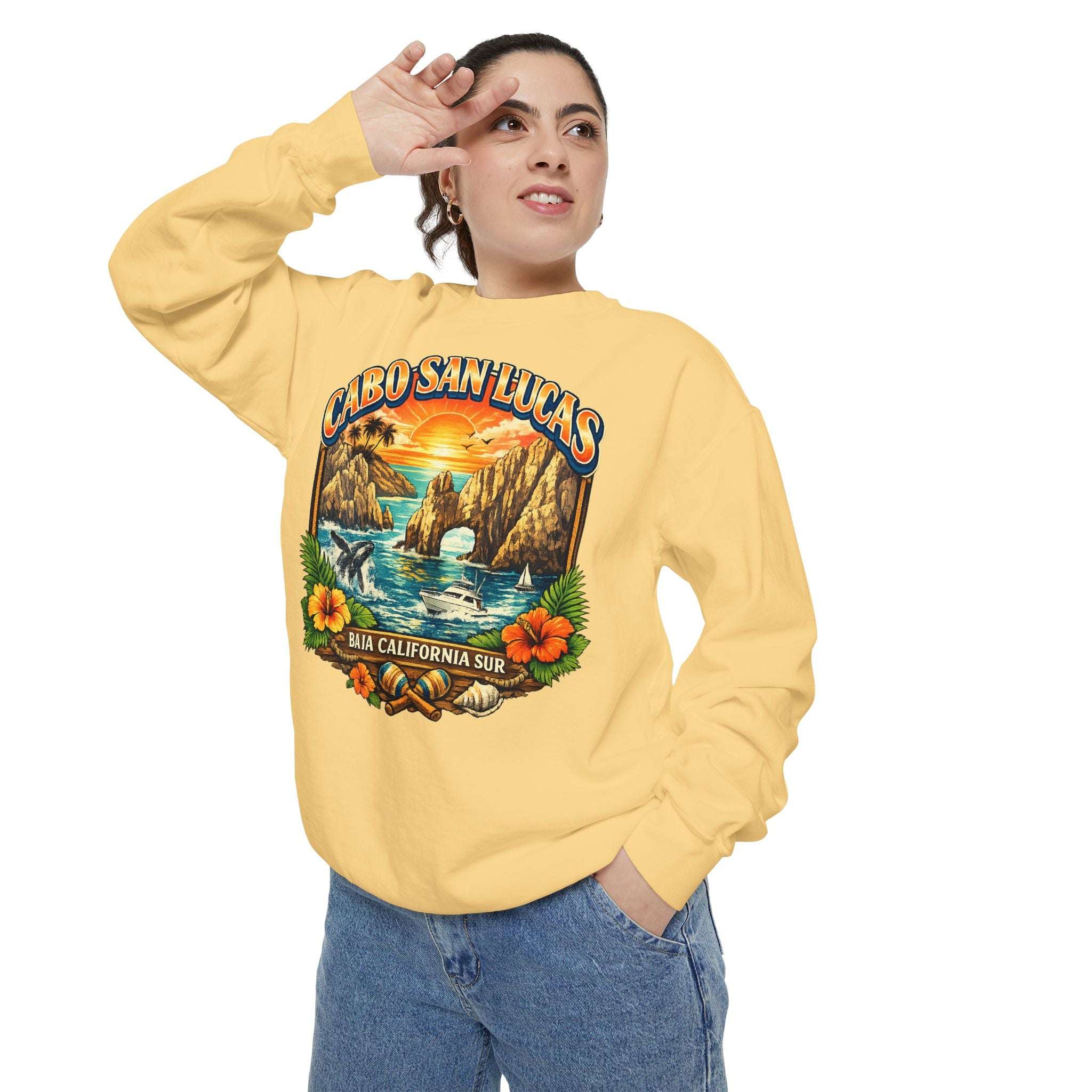 Cabo San Lucas Sunset Sweatshirt — Baja California Surf Crewneck
