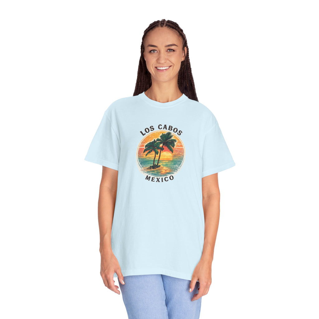 Los Cabos Palms T-Shirt — Tropical Beach Palm Graphic Tee