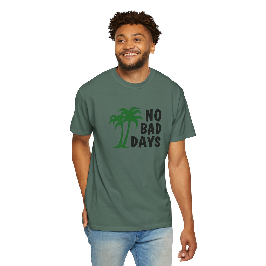 No Bad Days Palm Tree T-Shirt — Casual Beach Vibe Graphic Tee