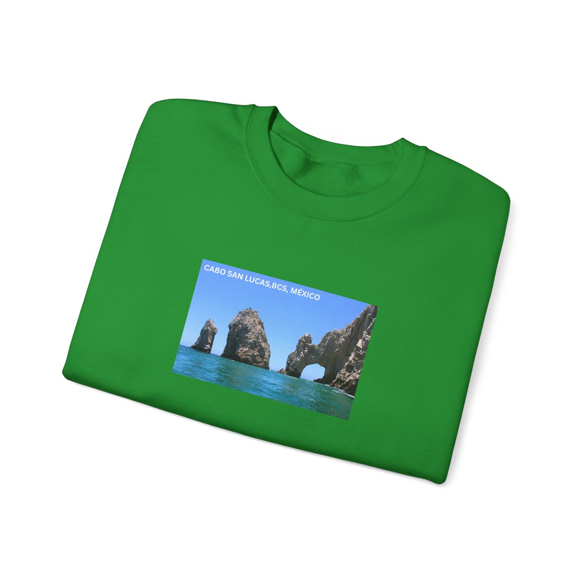 Cabo San Lucas Arch Crewneck Sweatshirt — Mexican Beach Photo Pullover
