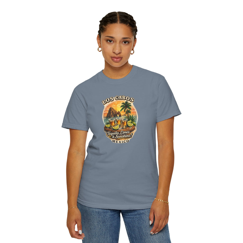Los Cabos Tequila & Limes T-Shirt — Mexico Beach Vacation Tee