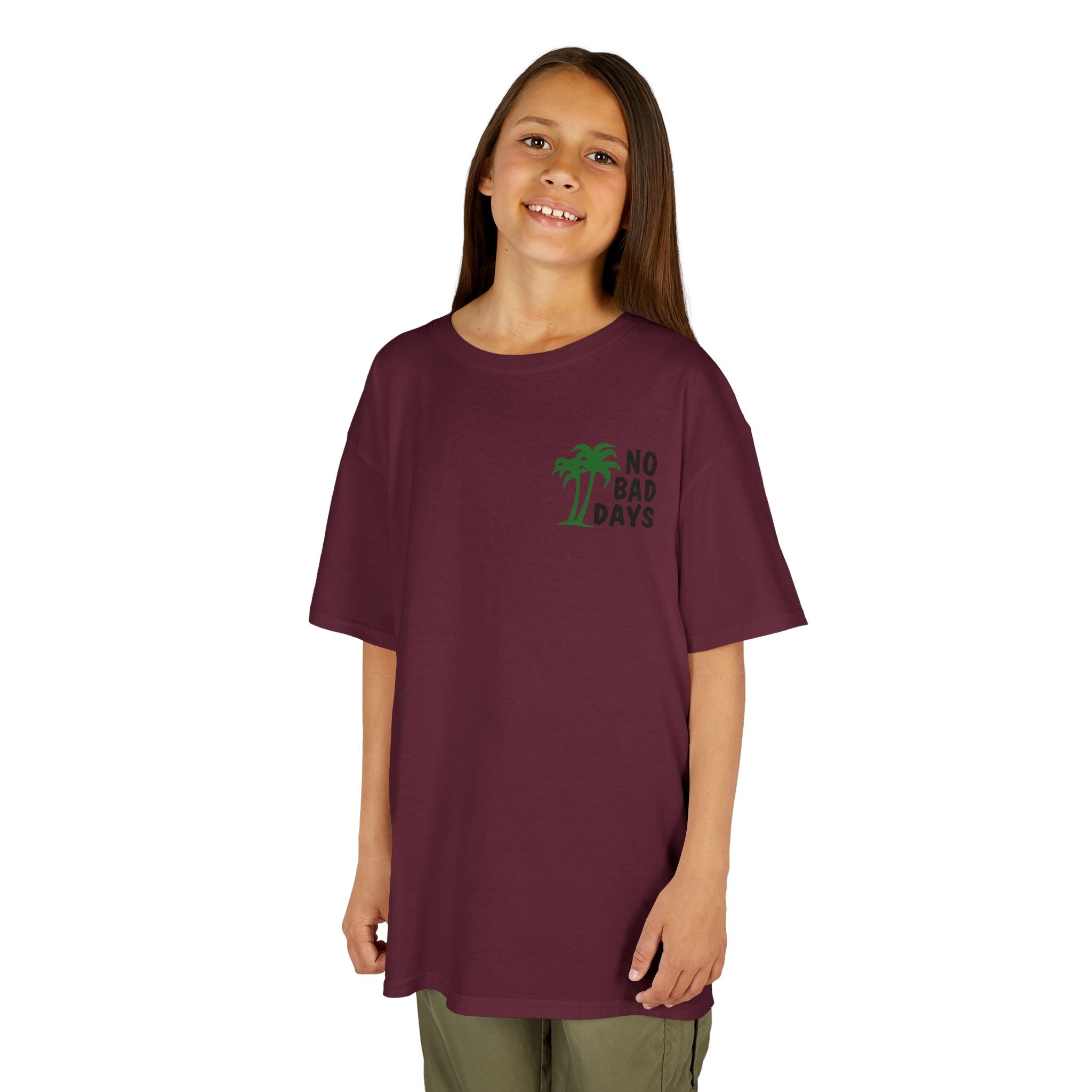 Kids 'No Bad Days' Palm Tree T‑Shirt