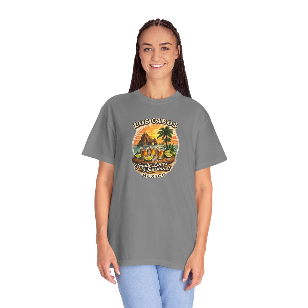 Los Cabos Tequila & Limes T-Shirt — Mexico Beach Vacation Tee