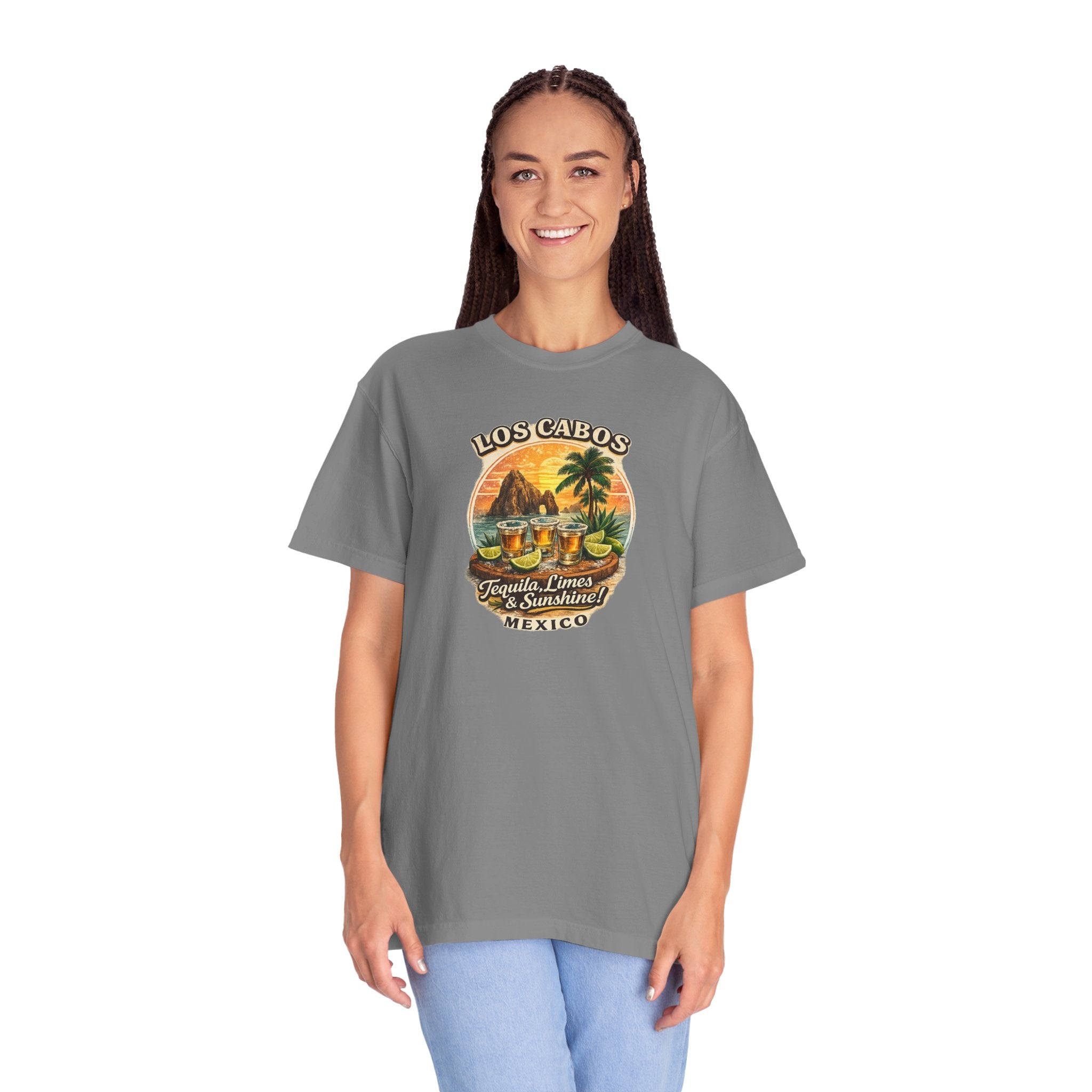 Los Cabos Tequila & Limes T-Shirt — Mexico Beach Vacation Tee