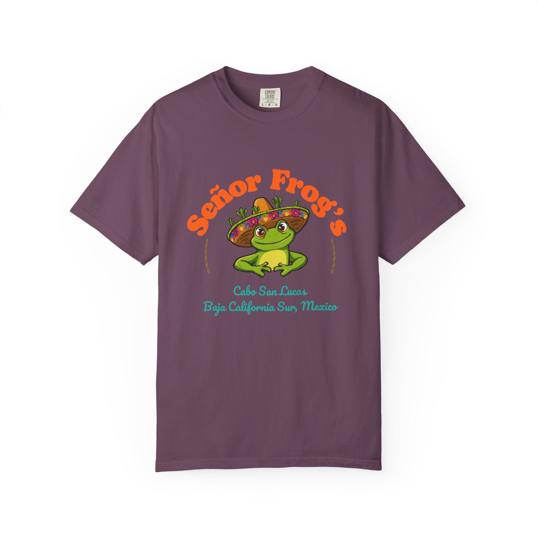 Señor Frog's Cabo San Lucas T-Shirt — Cute Frog Sombrero Mexico Souvenir