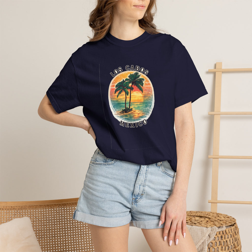 Los Cabos Palms T-Shirt — Tropical Beach Palm Graphic Tee