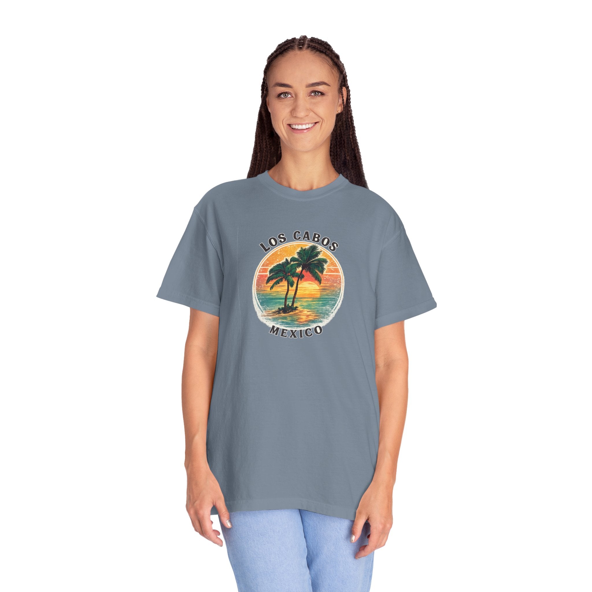 Los Cabos Palms T-Shirt — Tropical Beach Palm Graphic Tee