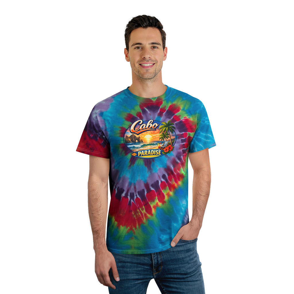 Cabo Paradise Spiral Tie-Dye Tee