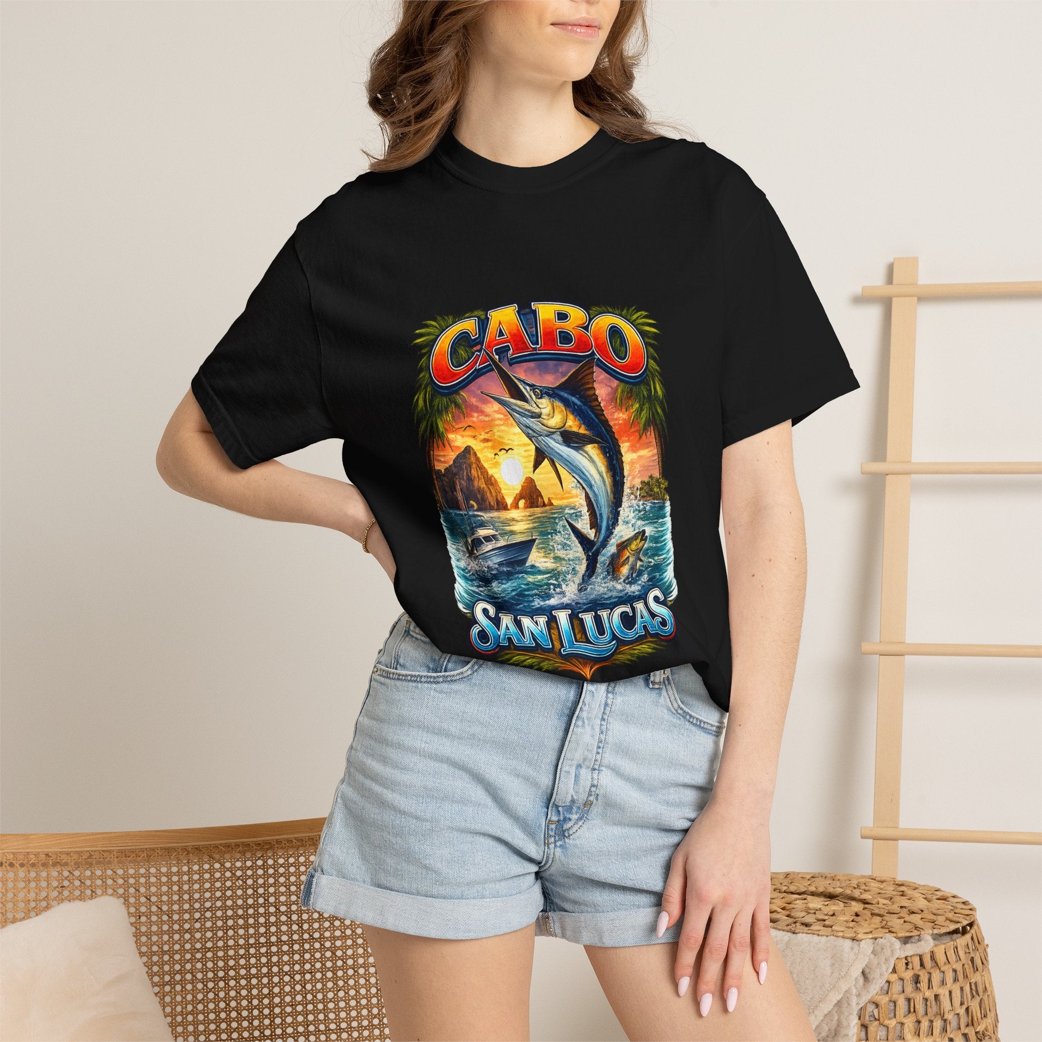 Cabo San Lucas Arch Marlin Fishing T-Shirt
