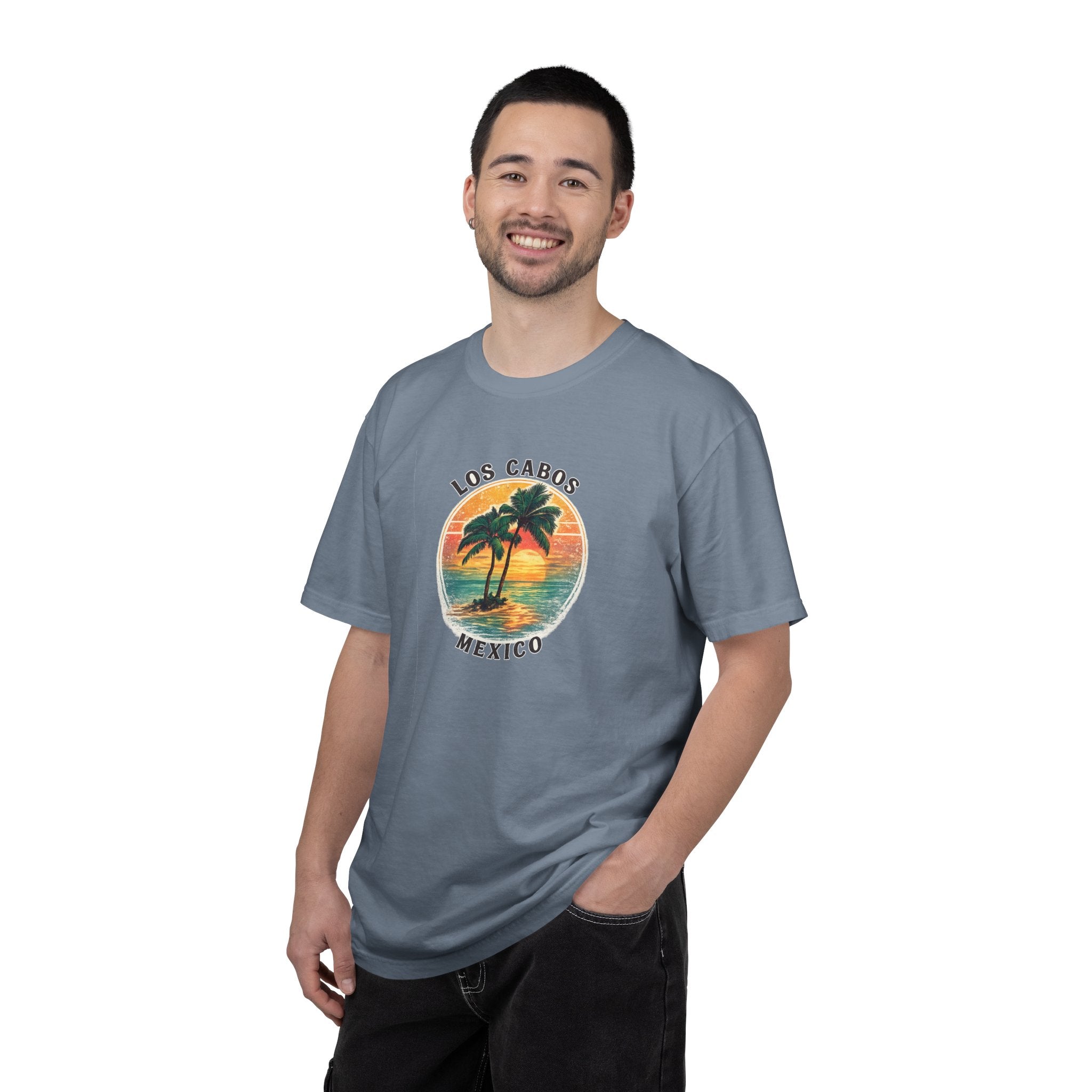 Los Cabos Palms T-Shirt — Tropical Beach Palm Graphic Tee