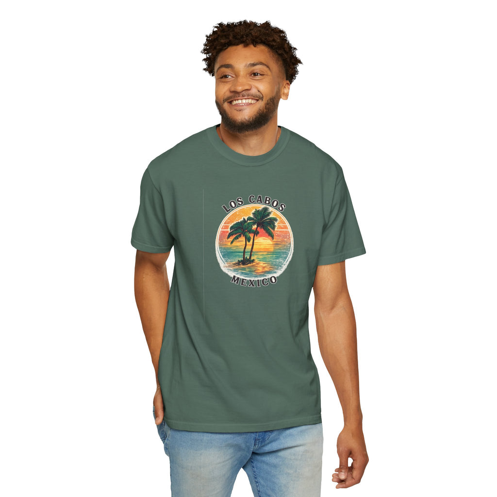 Los Cabos Palms T-Shirt — Tropical Beach Palm Graphic Tee