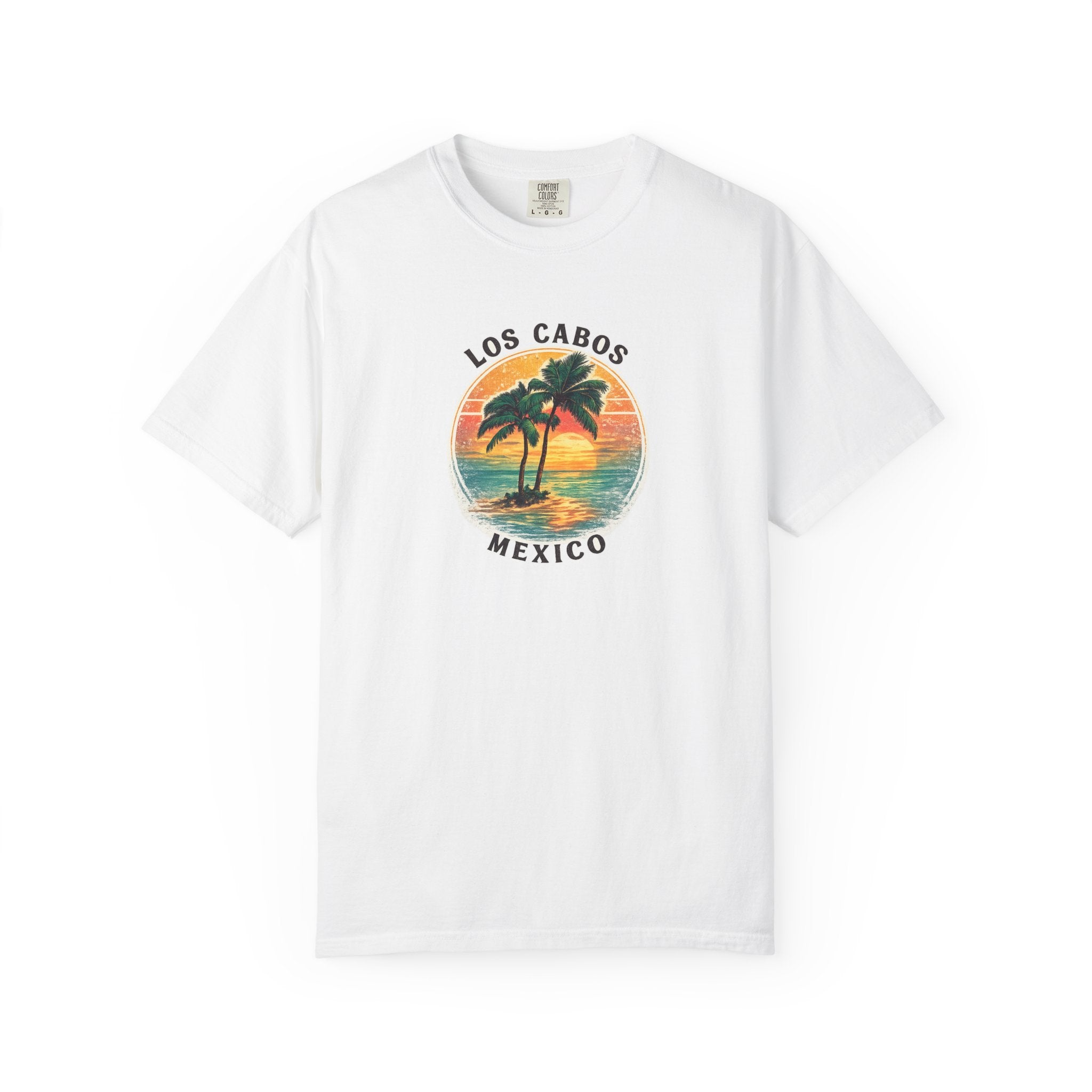 Los Cabos Palms T-Shirt — Tropical Beach Palm Graphic Tee