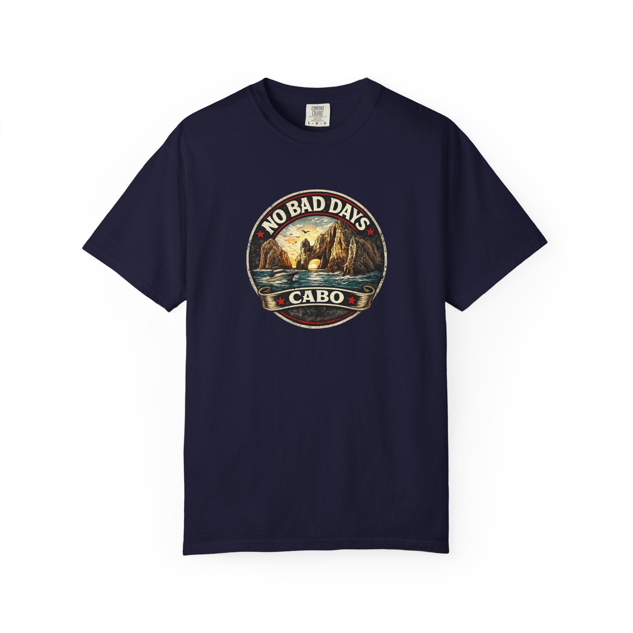 No Bad Days Cabo T-Shirt — Sunset Beach Vintage Graphic Tee