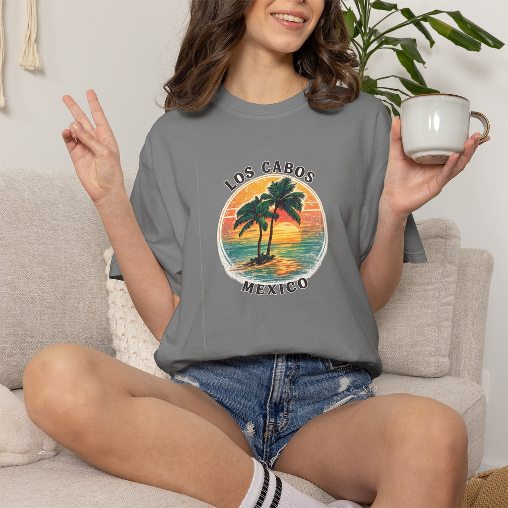 Los Cabos Palms T-Shirt — Tropical Beach Palm Graphic Tee
