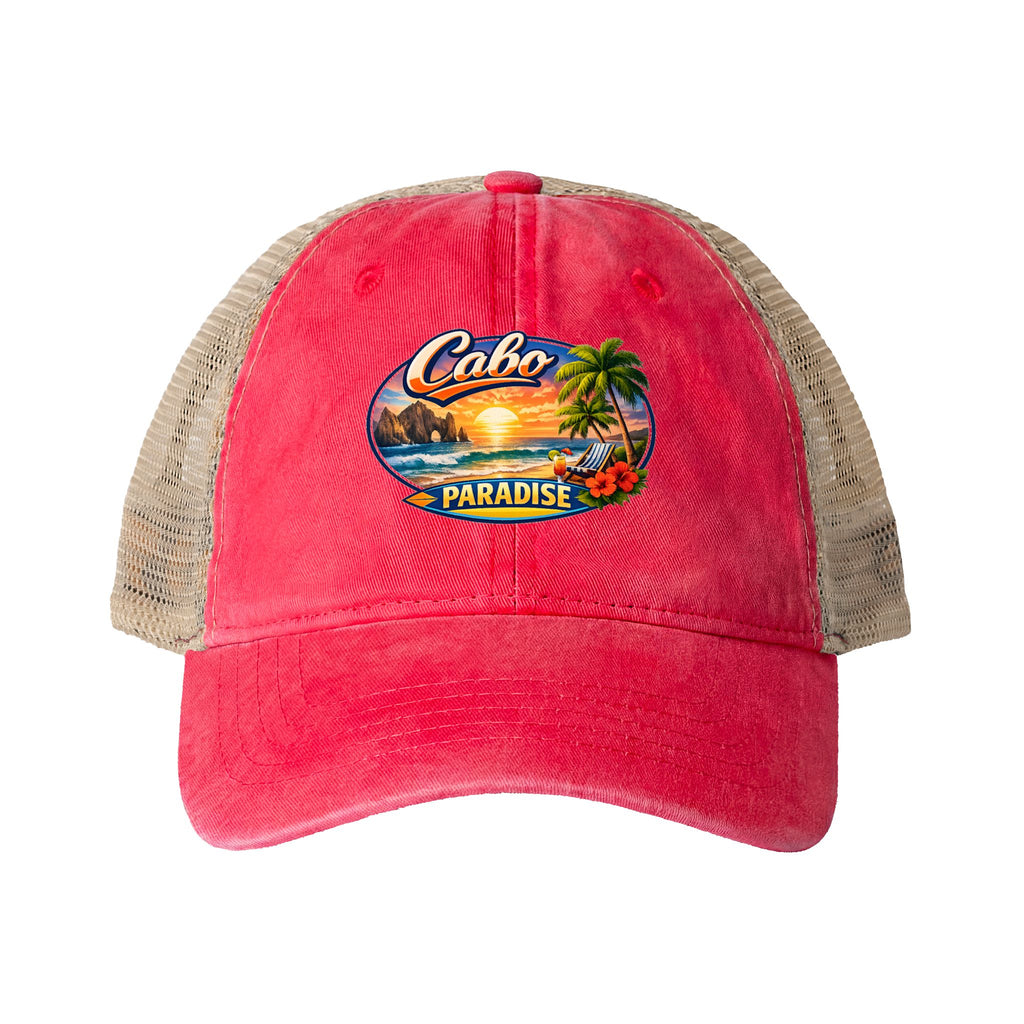 Women's Washed Mesh-Back Cap