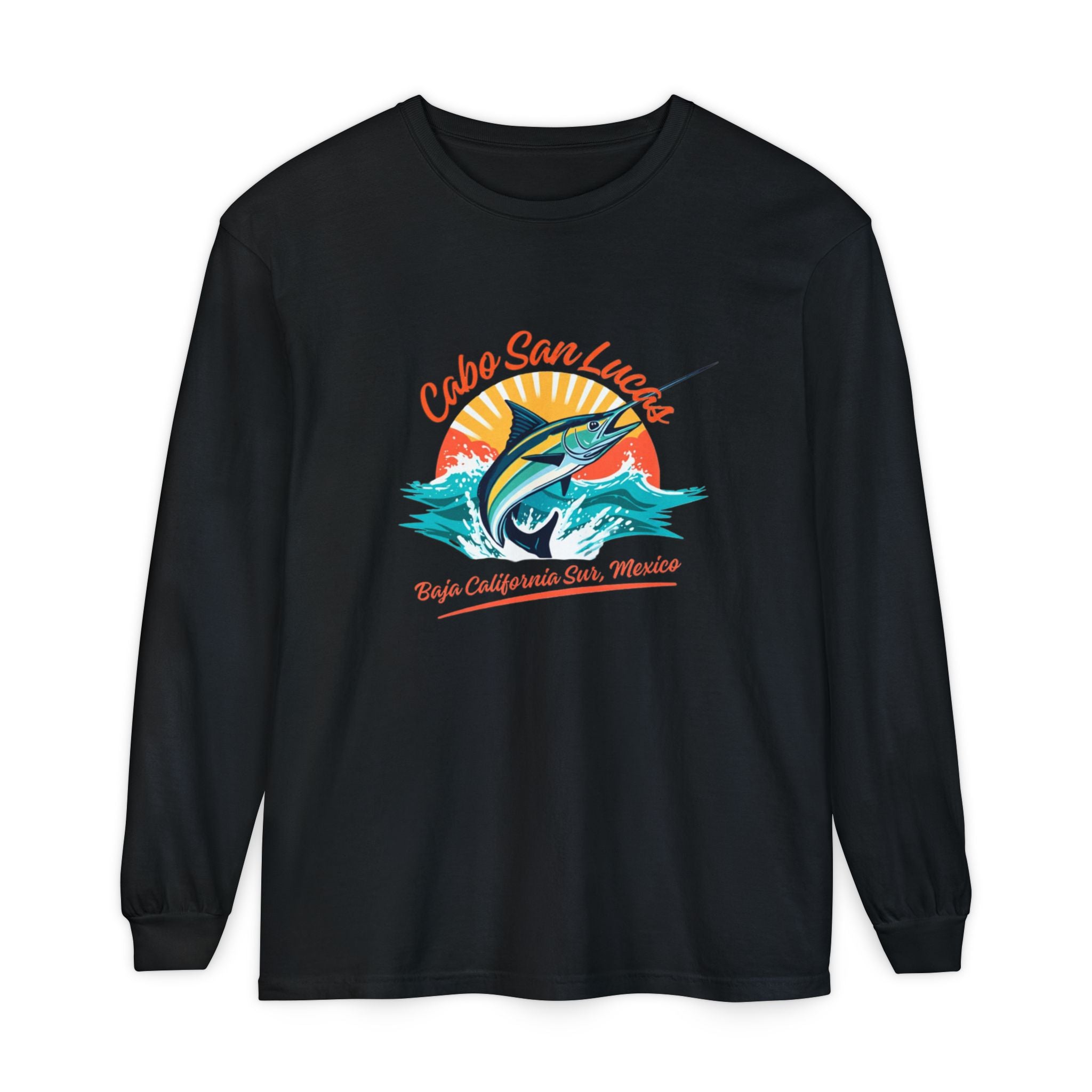 Cabo San Lucas Marlin Sunset Long Sleeve Tee