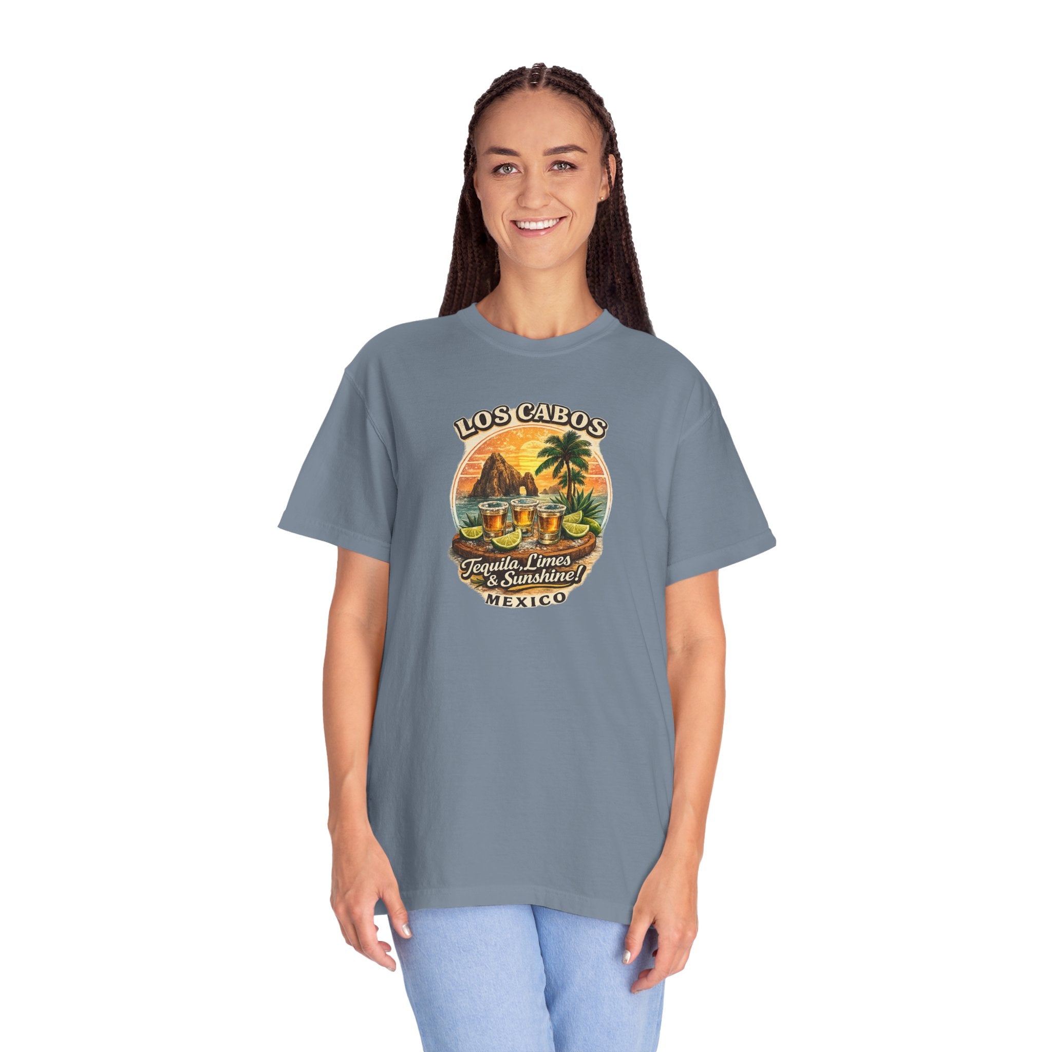 Los Cabos Tequila & Limes T-Shirt — Mexico Beach Vacation Tee