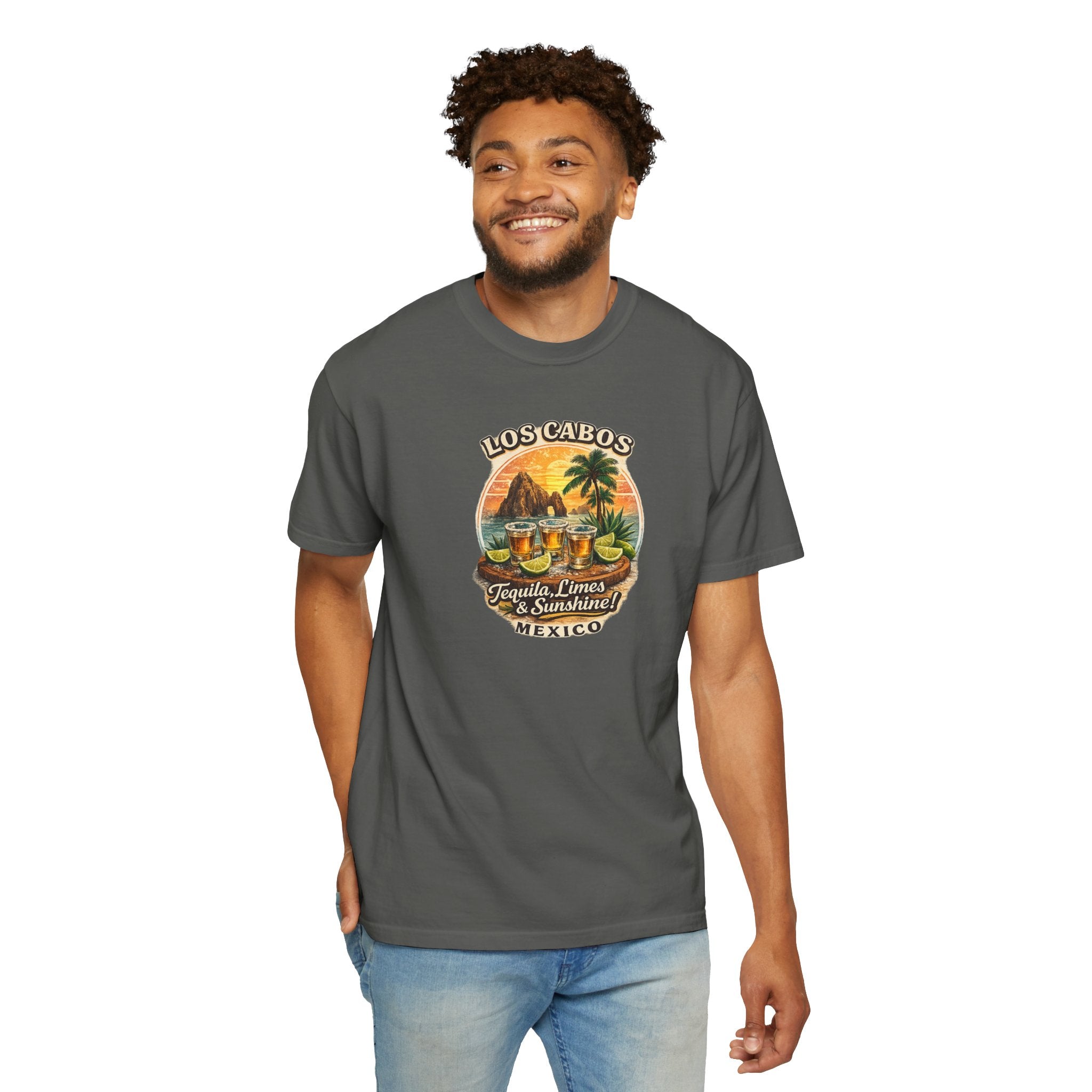 Los Cabos Tequila & Limes T-Shirt — Mexico Beach Vacation Tee