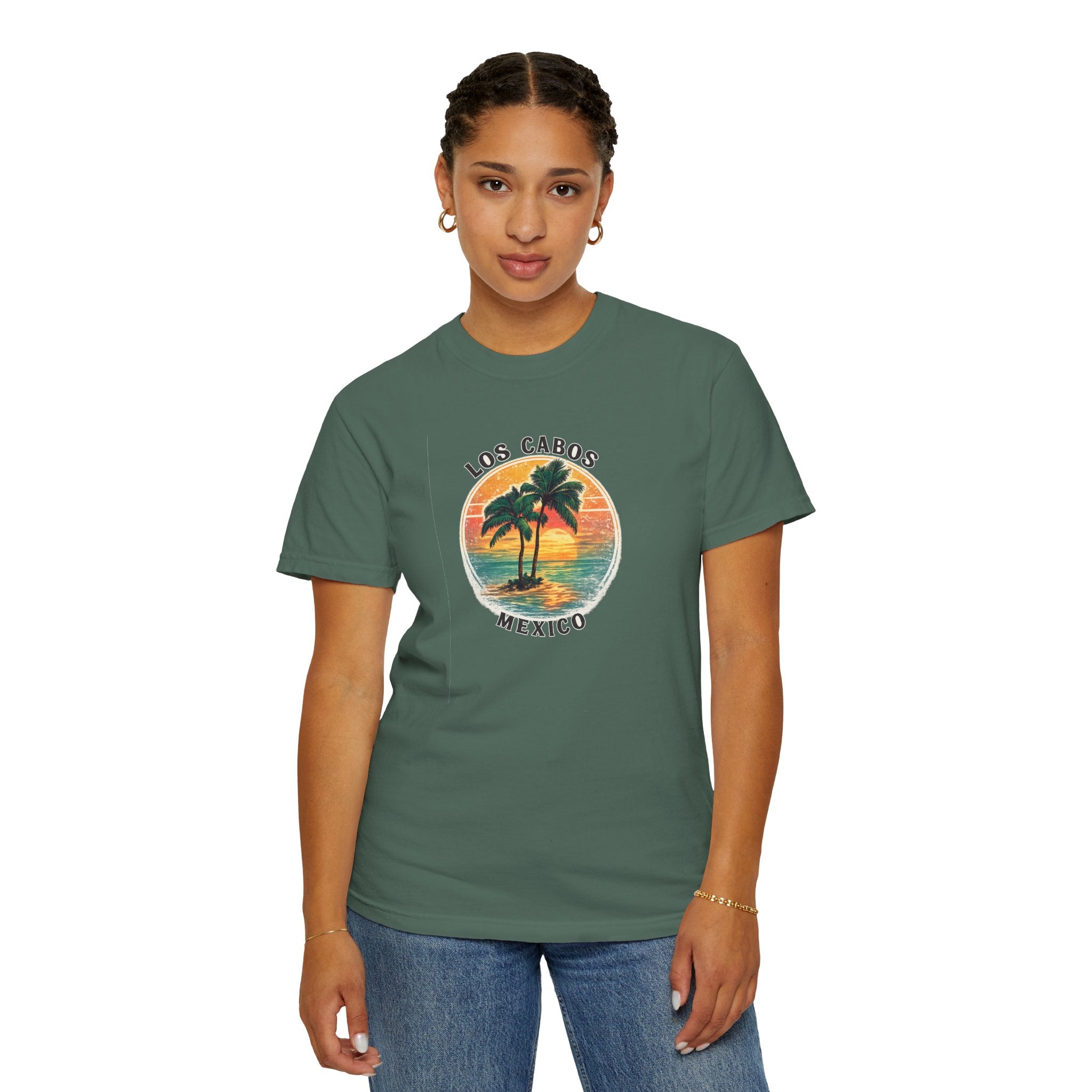 Los Cabos Palms T-Shirt — Tropical Beach Palm Graphic Tee