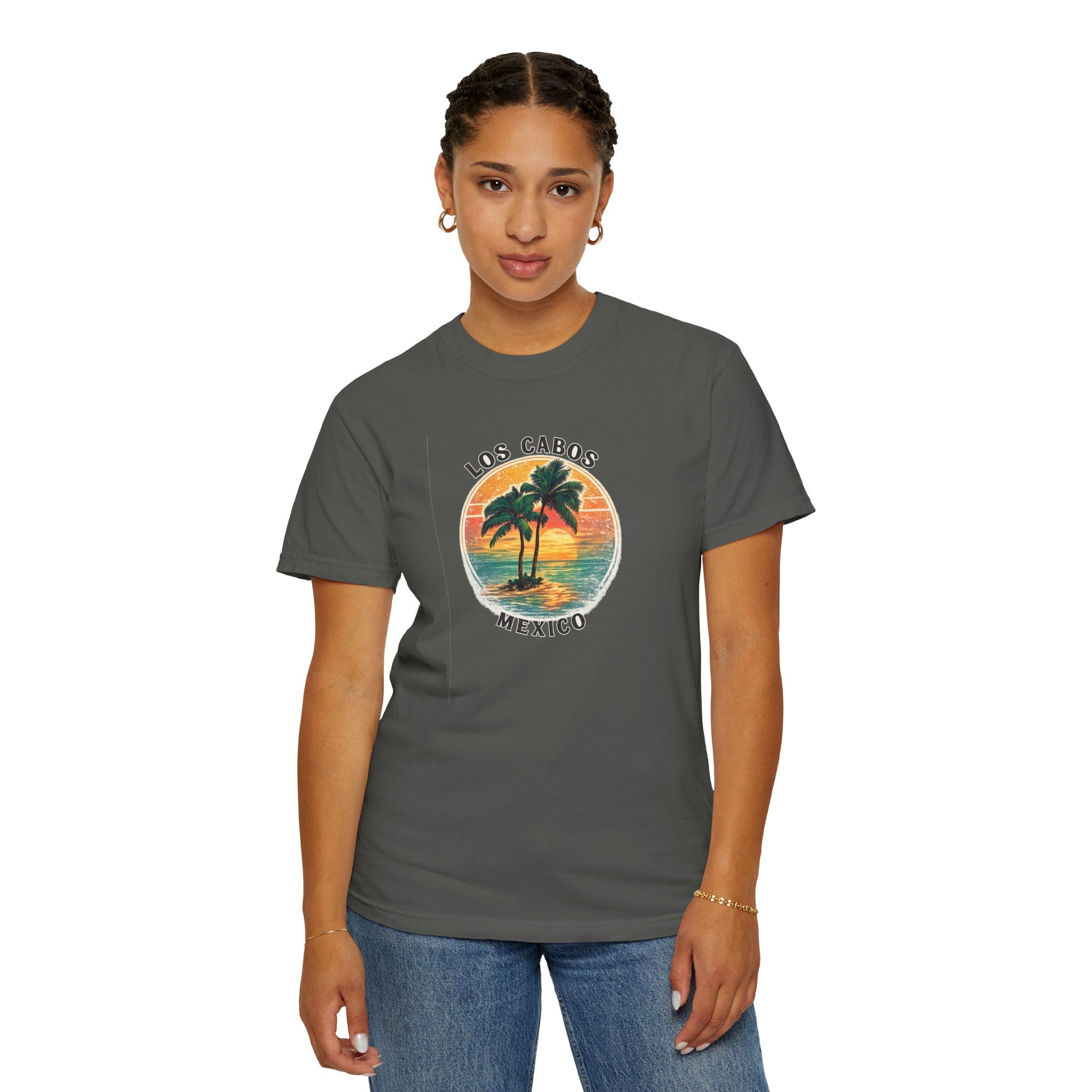 Los Cabos Palms T-Shirt — Tropical Beach Palm Graphic Tee