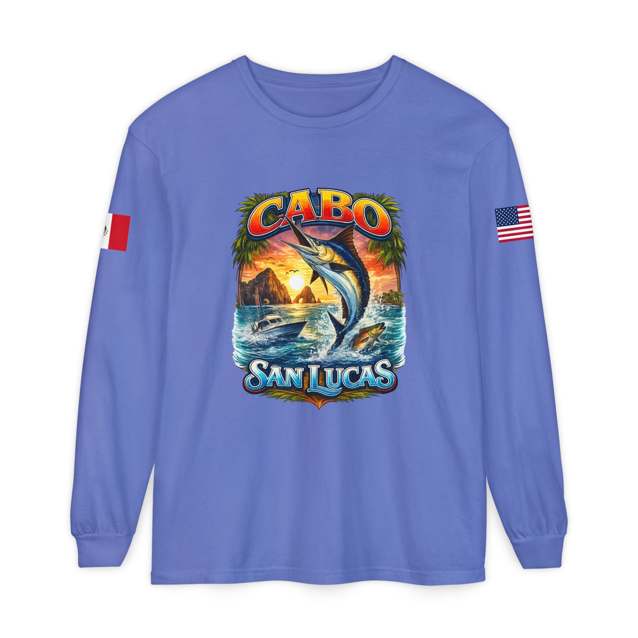 Cabo San Lucas Arch Marlin Long Sleeve T-Shirt