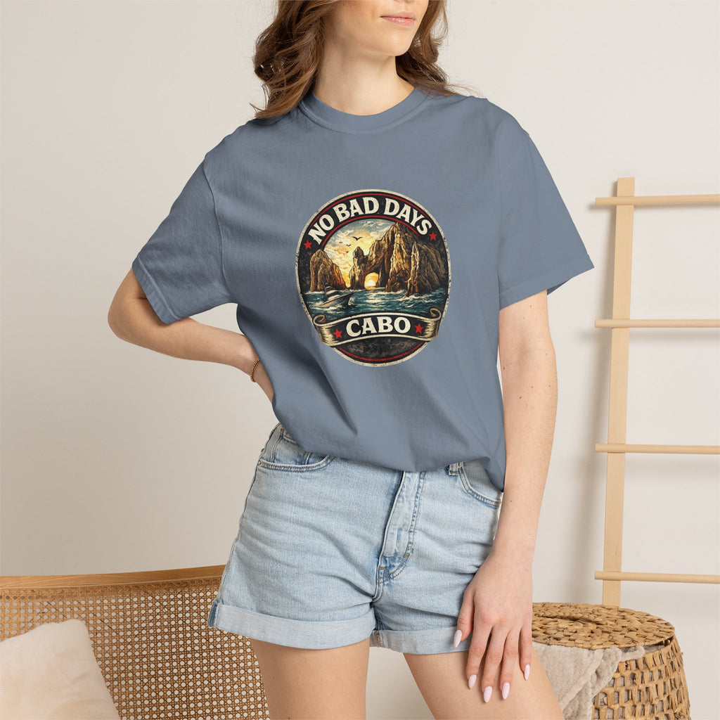 No Bad Days Cabo T-Shirt — Sunset Beach Vintage Graphic Tee